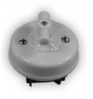 Механизм выключателя керамический ретро Белый Retrika Ideal R1-SW-11 R1-SW-11