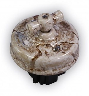 Механизм выключателя керамический ретро Мрамор Retrika Ideal R1-SW-16 R1-SW-16