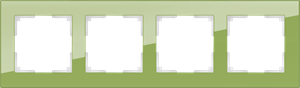 Рамка на 4 поста (фисташковый) WL01-Frame-04 WL01-Frame-04
