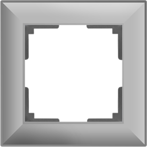 Рамка на 1 пост (серебряный) W0012206 W0012206