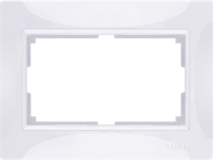 Рамка для двойной розетки (белый, basic) W0082001 W0082001