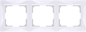 Рамка на 3 поста (белый, basic) W0032001 W0032001