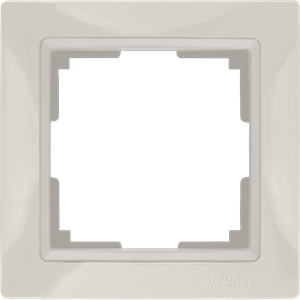 Рамка на 1 пост (слоновая кость, basic) W0012003 W0012003