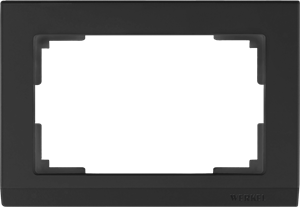 Рамка для двойной розетки (черный) W0081808 W0081808