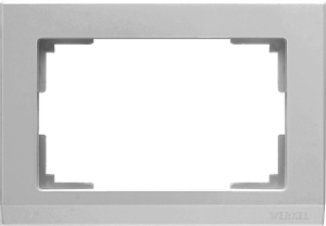 Рамка для двойной розетки (серебряный) W0081806 W0081806