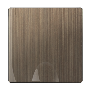 Накладка для розетки IP44 с крышкой (бронзовый) WL12-SKGSC-IP44-CP WL12-SKGSC-IP44-CP