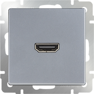 Розетка HDMI (серебряный)  WL06-60-11 WL06-60-11