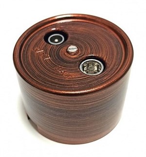 Розетка пластиковая ретро R/TV-Sat Медный Век, Bironi B1-304-16 B1-304-16
