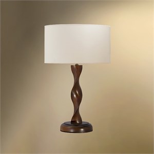 Настольная лампа с абажуром 340-502/10280 ТРИАНОН 340-502-10280