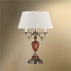 Настольная лампа с абажуром 44-104/3021 ТАМЕЛАН 44-104-3021