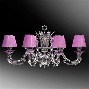 Люстра 8-ти рожковая с абажуром 8*14-28N/34028/8А 8x14-28N-34028-8А