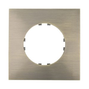 Рамка 1-постовая квадрат (бронза) Vintage-Quadro LK STUDIO 884127-1 884127-1