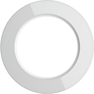 Рамка стеклянная на 1 пост Белая  Werkel W0015101 W0015101