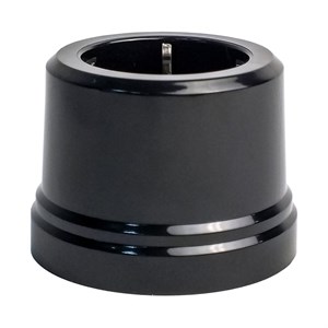 Розетка пластиковая ретро Черная EDISEL ВASIC KBS-04 KBS-04