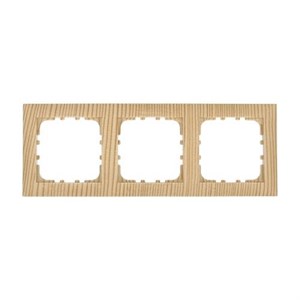 Рамка пластиковая 3-постовая сосна LK60 LK STUDIO 864325 864325