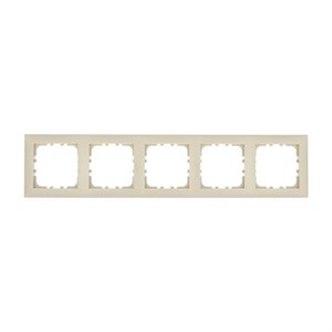 Рамка пластиковая 5-постовая бежевая LK60 LK STUDIO 864501 864501