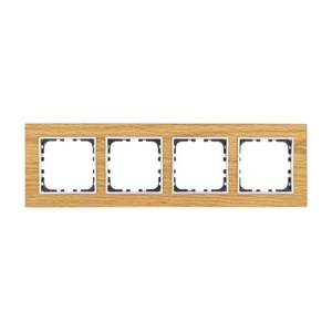 Рамка из натурального светлого дерева (дуб) 4-постовая LK60 LK STUDIO 864455 864455