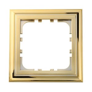 Рамка пластиковая 1-постовая золото Classic LK80 LK STUDIO 894116 894116