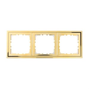 Рамка пластиковая 3-постовая золото Classic LK80 LK STUDIO 894316 894316