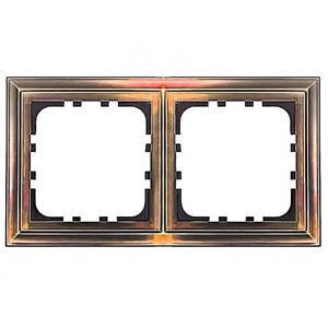 Рамка пластиковая 2-постовая Бронза Classic LK80 LK STUDIO 894227 894227