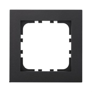 Рамка пластиковая 1-постовая черная LK80 LK STUDIO 844108 844108