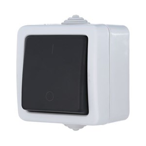 ВЫКЛЮЧАТЕЛЬ ОДНОКЛАВИШНЫЙ AQUA LK STUDIO 80003 80003