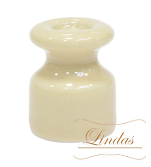 Керамический изолятор Слоновая кость Lindas 12009 12009