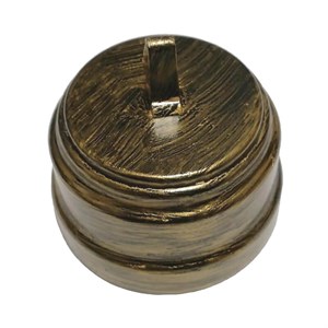 Ретро выключатель тумблерный, пластик, Бронза, Retro Design bu0003rd-бр bu0003rd-бр