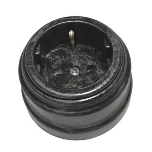 Розетка ретро пластиковая Серебро Retro Design bu1000rd-ср bu1000rd-ср