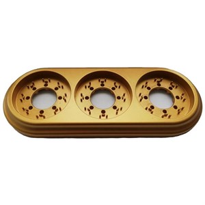 Рамка 3х-постовая, пластик, Retro Disign bu3003rd bu3003rd