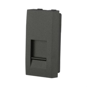 Накладка для розетки компьютерной, телефонной (черный бархат) LK45 LK STUDIO 853108 853108
