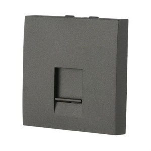 Накладка для розетки компьютерной, телефонной (черный бархат) LK45 LK STUDIO 853208 853208