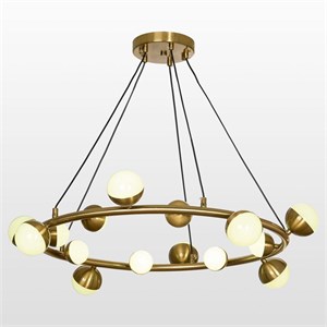 Подвесная светодиодная люстра Lussole Loft Coosa LSP-8643 LSP-8643