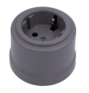 Розетка ретро пластиковая Титан Bironi B1-101-26 B1-101-26