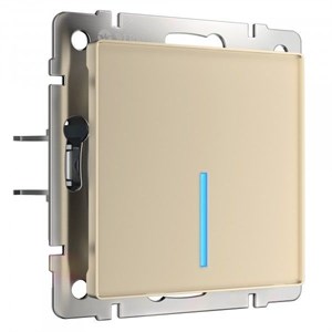 Сенсорный выключатель одноклавишный с функцией Wi-Fi (шампань) W4510611 W4510611