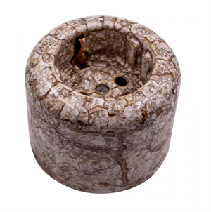 Розетка ретро керамическая мрамор Ришелье Bironi R1-101-09 R1-101-09