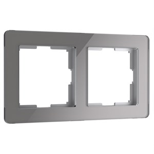 Рамка на 2 поста Acrylic (графит) W0022704 W0022704