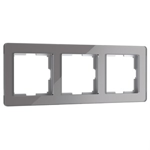 Рамка на 3 поста Acrylic (графит) W0032704 W0032704