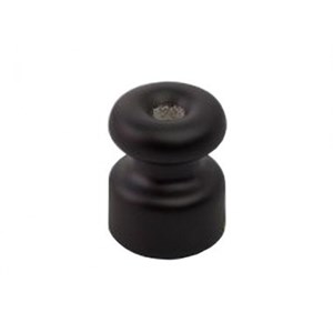 Изолятор фарфоровый Черный матовый Retrika, RI-02209 RI-02209