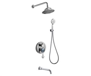 NT800/B03 Встраиваемый комплект на 3 выхода Yasmina, Bronze de Luxe NT800/B03