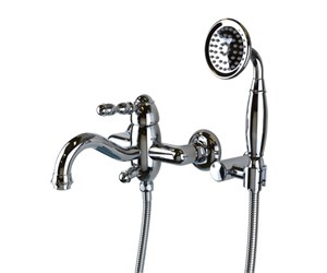 1904CR Комплект для ванны и душа TIFFANY хром, Bronze de Luxe 1904CR