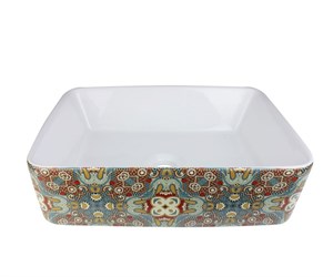 1237V Раковина-чаша COZY 480х370х130, Bronze de Luxe 1237V