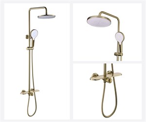 80112CG Комплект для ванны и душа ICON, матовое золото, Bronze de Luxe 80112CG