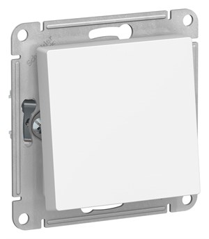 Aqua Бел Переключатель 1-клавишный IP44, сх.6, 10АХ, механизм Systeme Electric AtlasDesign ATN440161 ATN440161