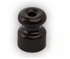 Изолятор фарфоровый Черный Retrika RI-02208 RI-02208
