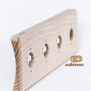 Накладка на бревно 4-х местная квадрат Ретро naBrevno R8.100.340.28.4
