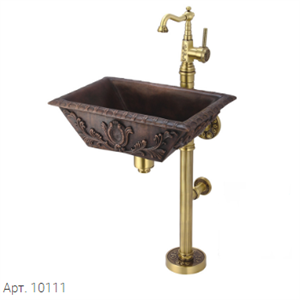 10112 Смеситель настенный WINDSOR, бронза, Bronze de Luxe 10112