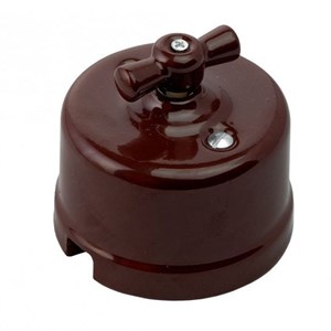 Выключатель Коричневый Retrika R-SW-12 R-SW-12