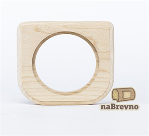 Salvador+. Одноместная накладка naBrevno . Ясень S+1