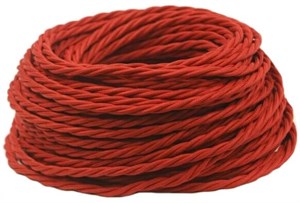 Ретро провод витой Красный Interior Wire Twist Магус ТМ ПВР-КРС ПВР-КРС